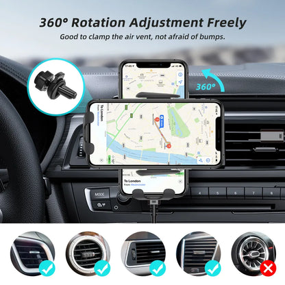 Soporte de Celular para Auto con Carita LED Interactiva