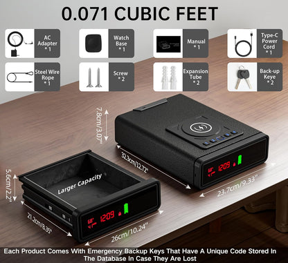 Caja Fuerte Biométrica