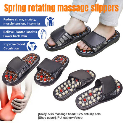 zapatillas de acupresión y reflexología podal
