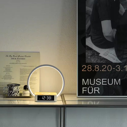 Lámpara de Mesa con Control Táctil Circular