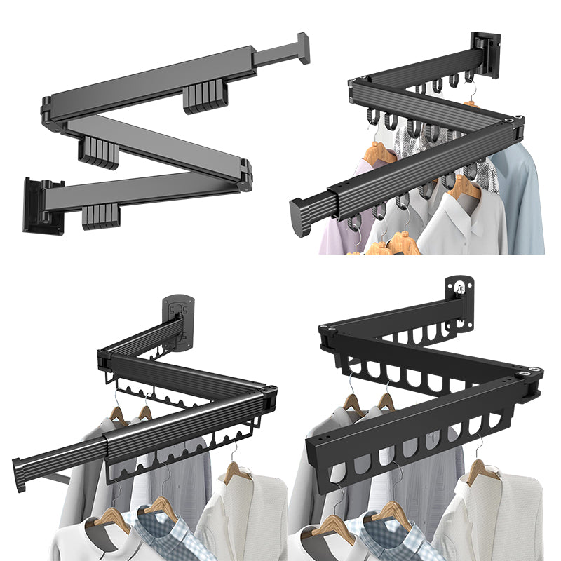 Tendedero de Ropa Plegable de Metal para Pared