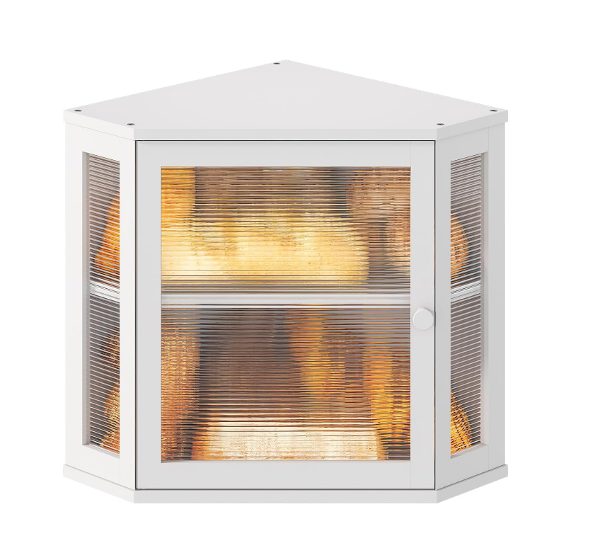 Caja de Pan de Bambú Blanco de Doble Capa