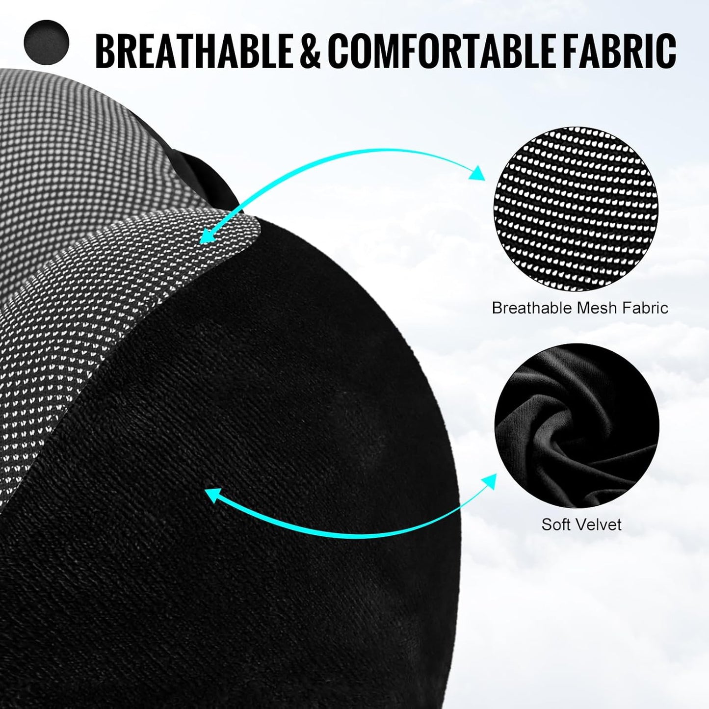almohada ergonómica en forma de U