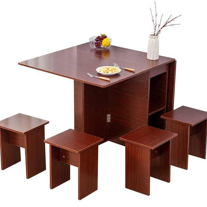 MESA DE COMEDOR EN MADERA PLEGABLE