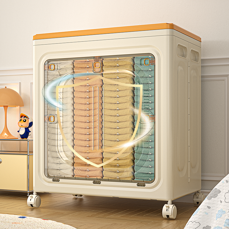 caja de Almacenamiento Plegable con Ruedas