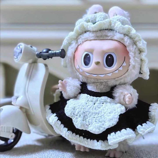 Mini moto eléctrica para muñeco Labubu