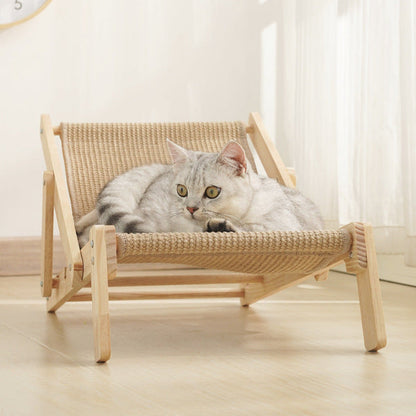SILLÓN RASCADOR DE SISAL PARA GATOS