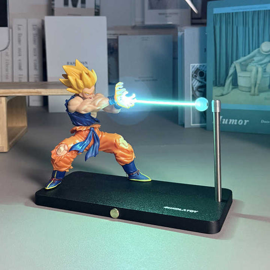 Lámpara de Escritorio Goku Saiyan con Inducción Magnética
