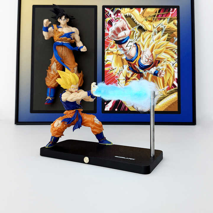 Lámpara de Escritorio Goku Saiyan con Inducción Magnética