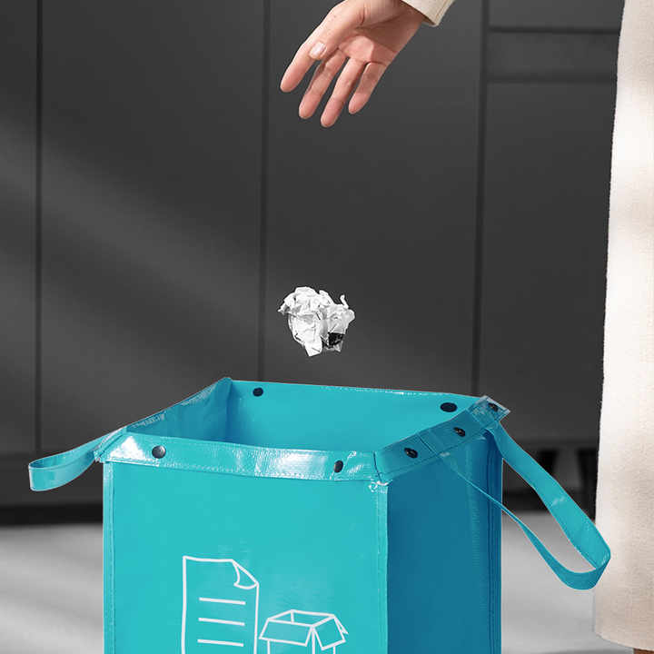 Cubo de basura tejido en PP