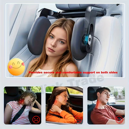 Almohada Cervical en Forma de U 45D | Soporte Ergonómico 360° para Viajes y Uso Diario