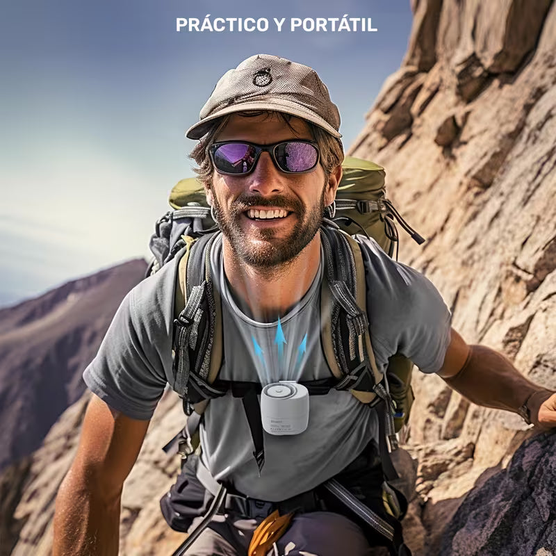 Ventilador Portátil Ajustable Ultra-Sleeve 🔋🌀 | 3 Velocidades, Ultraligero, Silencioso, Ergonómico y Recargable por USB