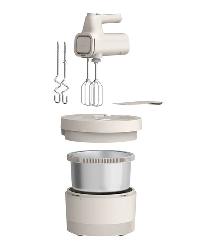 Batidora de mano y pedestal