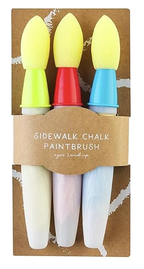 Juego de Pinceles para Tiza en la Acera