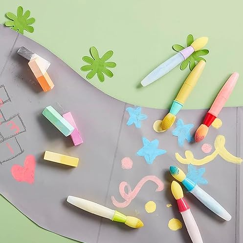 Juego de Pinceles para Tiza en la Acera